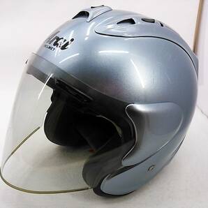 【送料無料】Arai アライ SZ-Ram4 SAPPHIRE SILVER サファイアシルバー Lサイズ ジェットヘルメットの画像1