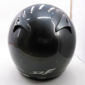 【送料無料】Arai アライ SZ-F SZF ALUMINA GRAY アルミナグレー Lサイズ ジェットヘルメットの画像3