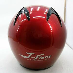 【送料無料】SHOEI ショウエイ J-FORCE Jフォース ワインレッド Lサイズ ミラーシールド付き ジェットヘルメットの画像3