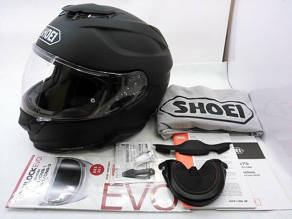 【送料無料】良品 2022年製 SHOEI ショウエイ GT-AirII GT-Air2 マットブラック XLサイズ インナーバイザー フルフェイスヘルメット