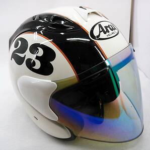 【送料無料】Arai アライ SZ-Ram4 STOUT スタウト XLサイズ ミラーシールド付き ジェットヘルメットの画像6