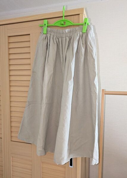 キュロット パンツ ギャザースカート風 フレアパンツ ガウチョ パンツ