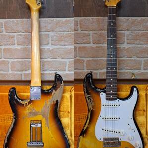 Fender Custom Shop 1959 Stratocaster Heavy Relic Aged 3-Tone Sunburst 2010年製の画像7