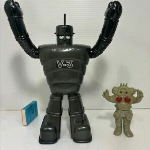 原子ロボット★V-３★人形★昭和レトロ★２２．０ｃｍ 当時物 現状 詳細不明の画像6