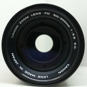 ~実写確認済~ ☆実用良品・人気の望遠レンズ☆ キャノンFDマウント用 CANON ZOOM LENS FD 100-200mm F5.6 S.C (I0460)の画像8