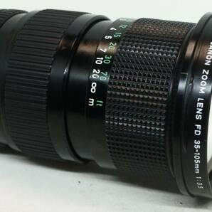 ~実写確認済~ ☆実用良品・人気の望遠レンズ☆ キャノンFDマウント用 CANON ZOOM LENS FD 35-105mm F3.5 (I0451)の画像3