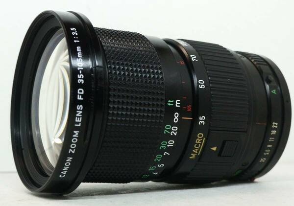 ~実写確認済~ ☆実用品・人気の望遠レンズ☆　キャノンFDマウント用 CANON ZOOM LENS FD 35-105mm F3.5 (I0449)