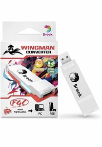 ジャンク品 Brook Wingman FGC Fighting Stick Converter ウィングマンFGC ファイティングスティック コンバーター PS5/PS4ゲーム機 正規品