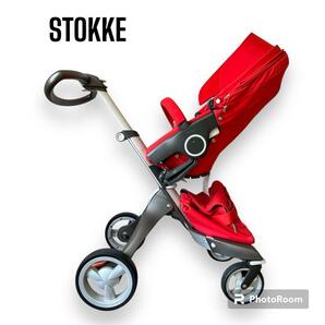 【ストッケ】STOKKE/エクスプローリーV4/ベビーカー/4輪/両対面式ハイシート/A型B型/高さ調整可能/タイヤ安定感抜群の画像1