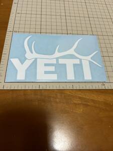 【カッティングステッカー】YETI 　イエティ　アウトドア　キャンプ　おしゃれ　クーラーボックス