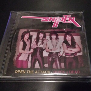 SNIPER「OPEN ATTACK / QUICK & DEAD」ジャパメタ　貴重盤 