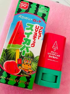 美品　Apieu （アピュー） ジューシーパン UVスティック (本体/スイカバー) 15g