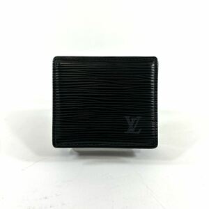 ☆美品☆ LOUIS VUITTON エピ ポルトモネ ボワット コインケース ルイヴィトン 黒 財布 小銭入れ ヴィンテージ RL