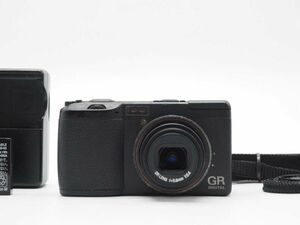 1円～ リコー Ricoh GR Digital 8.1MP Black Compact Camera [ジャンク/現状品] #J38A