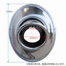 BigOne CBR1100XX CB750FB CB1300SF CB1300FB CB900RR CB750FA CBR954RR スリップオン マフラー サイレンサー チタン 60.5mm_画像5