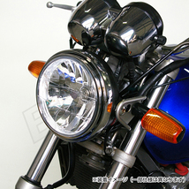 BigOne 車検対応 ガラス レンズ W650 ゼファー750RS バリウス 2 ZR-7 ゼファー400 エリミネーター1000 ZL1000 ER-5 ヘッド ライト クリア_画像8