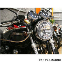 BigOne 車検対応 ガラス レンズ W650 ゼファー750RS バリウス 2 ZR-7 ゼファー400 エリミネーター1000 ZL1000 ER-5 ヘッド ライト クリア_画像10