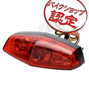 BigOne エストレア KSR110 Dトラッカー125 250TR W400 DトラッカーX KLX250 KDX220SR LED ルーカス ブレーキ テール ランプ ライト レッド