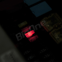BigOne 切れたら光って知らせる インジケーター 内蔵 2個セット 平型 ヒューズ 10A ATP LED_画像6