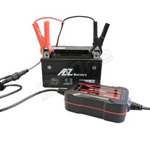 AZ バッテリー バッテリー チャージャー ACH-100 1A 鉛専用 充電器 12V 2～50Ah対応 二輪 オートバイ 用 バッテリー_画像5
