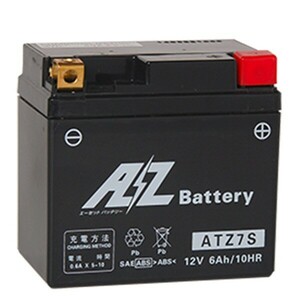 AZバッテリー 充電済 XR230 モタード XL230 VTR250 ホーネット250 CB400SS XR400 モタード ATZ7-S 互換 YTZ7S FTZ7S GT6B-3 DYTZ7S RBTZ7S