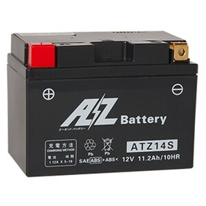 AZバッテリー 充電済 XJR1300 インテグラ FZ1 フェーザー CB1100 V-MAX1700 VFR1200F VFR1200X ATZ14S 互換 YTZ14S FTZ14S STZ14S TTZ14S