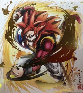 即決 新品 ドラゴンボール 色紙ART6 ミニ色紙　ゴジータ　超サイヤ人4 レア　金箔　鳥山明