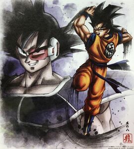 即決 新品 ドラゴンボール 色紙ART6 鳥山明　イラスト　孫悟空　ターレス