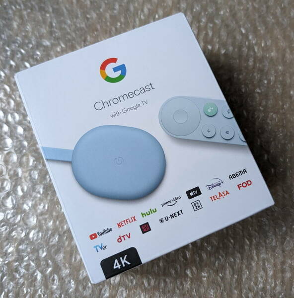 美品 Chromecast with Google TV 4K クロームキャスト グーグル