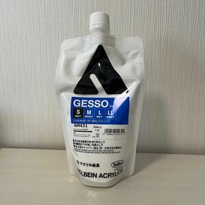 ホルベイン 300ml AM431 ジェッソ S 〈白色地塗り材 微粒子タイプ〉 14431