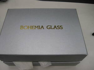 未使用中古 BOHEMIA WINE GLASS ペア 2客 チェコ *36470 