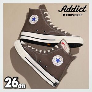 【新品】CONVERSE ADDICT コンバース アディクト CHUCK TAYLOR CANVAS HI チャックテイラー ハイ Brown 26cm オールスター ct70 国内正規品