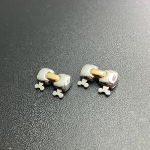 【純正品 良品】 ティファニー 腕時計 ティソロ TESORO コマ 14mm あまりコマ 18K 18金 SSコンビ K18 新型 新タイプ 正規品 【R6_076】の画像3