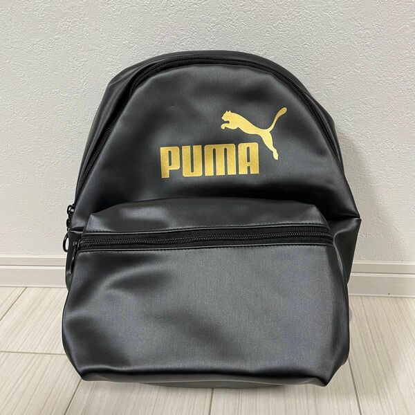 新品　PUMA BLACK x GOLDリュック デイパック