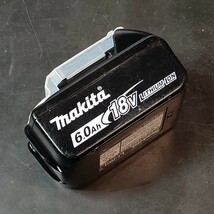 中古美品 マキタ makita 純正品 18V 6.0Ah リチウムイオンバッテリ BL1860B フル充電確認済 充電池 ①_画像2