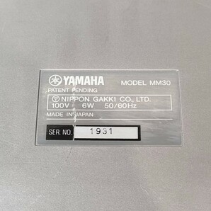 中古品 通電のみ確認済 ヤマハ YAMAHA パーソナルスタジオシステム ポータブルミキサー モデルMM30の画像10