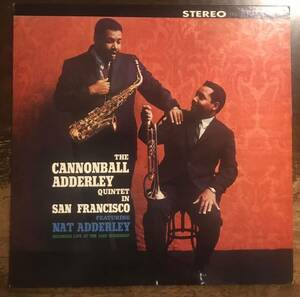 ■THE CANNONBALL ADDERLEY QUINTET ■キャノンボール・アダレイ・クインテット■On San Francisco / 1LP / Riverside / Victor / 日本盤 /