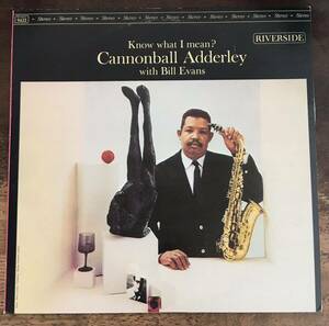 ■CANNONBALL ADDERLEY with BILL EVANS ■キャノンボール・アダレイ / ビル・エヴァンス■Know What I Mean? / 1LP / Riverside / Victor 