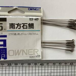 石鯛仕掛け オーナー南方石鯛 15号 クビフリワイヤーハリス 20本セット 限定品 送料込み 20㎏強度耐久テスト合格品 No.2188の画像3