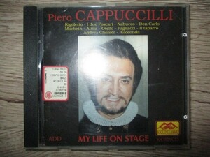 BT　E6　送料無料♪【　Kicco Classic　Piero Cappuccilli -My life on stage　】中古CD　