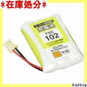 エルパ ELPA 機用充電池 シャープ他同等品 電池パ .6V 600mAh ニッケル水素充電池 TSC-102 1078