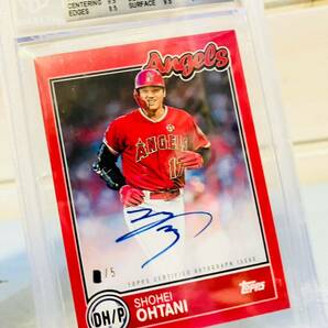 ★スペシャル★ 大谷翔平 topps AUTO 直筆 サイン カード エンゼルス 2020 二刀流 ドジャース MLB 鑑定済の画像1