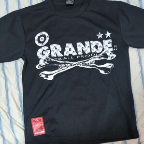 GRANDE　黒プラシャツ　S