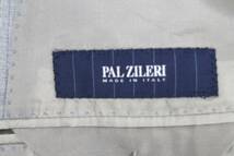 イタリア製 ◆ PAL ZILERI パルジレリ ◆ シングルスーツ ◆ サイドベンツ メンズ ストライプスーツ ジャケット パンツ 背抜き グレー 50_画像10