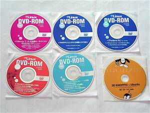 [ Junk l magazine DVD-ROM:6 sheets ] Nikkei Linux 2008 year 4,6,7,8,11 month number appendix lLinux100% 2007 year 4 number (?) appendix [ record surface . scratch : have l present condition delivery ]