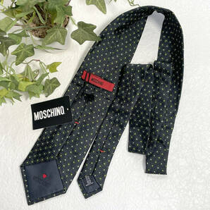 Tie-005：MOSCHINO モスキーノ ドレス ネクタイ （未使用）の画像3