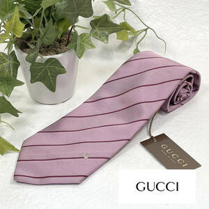 Tie-044：GUCCI グッチ ドレス ネクタイ （未使用）