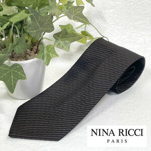 Tie-053：NINA RICCI ニナリッチ ドレス ネクタイ （未使用）