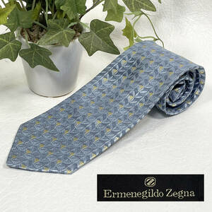 Tie-098：Ermenegildo Zegna エルメネジルド ゼニア ドレス ネクタイ （未使用）