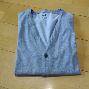 UNIQLO エアリズムUVカットカーディガン（長袖）GRAY M